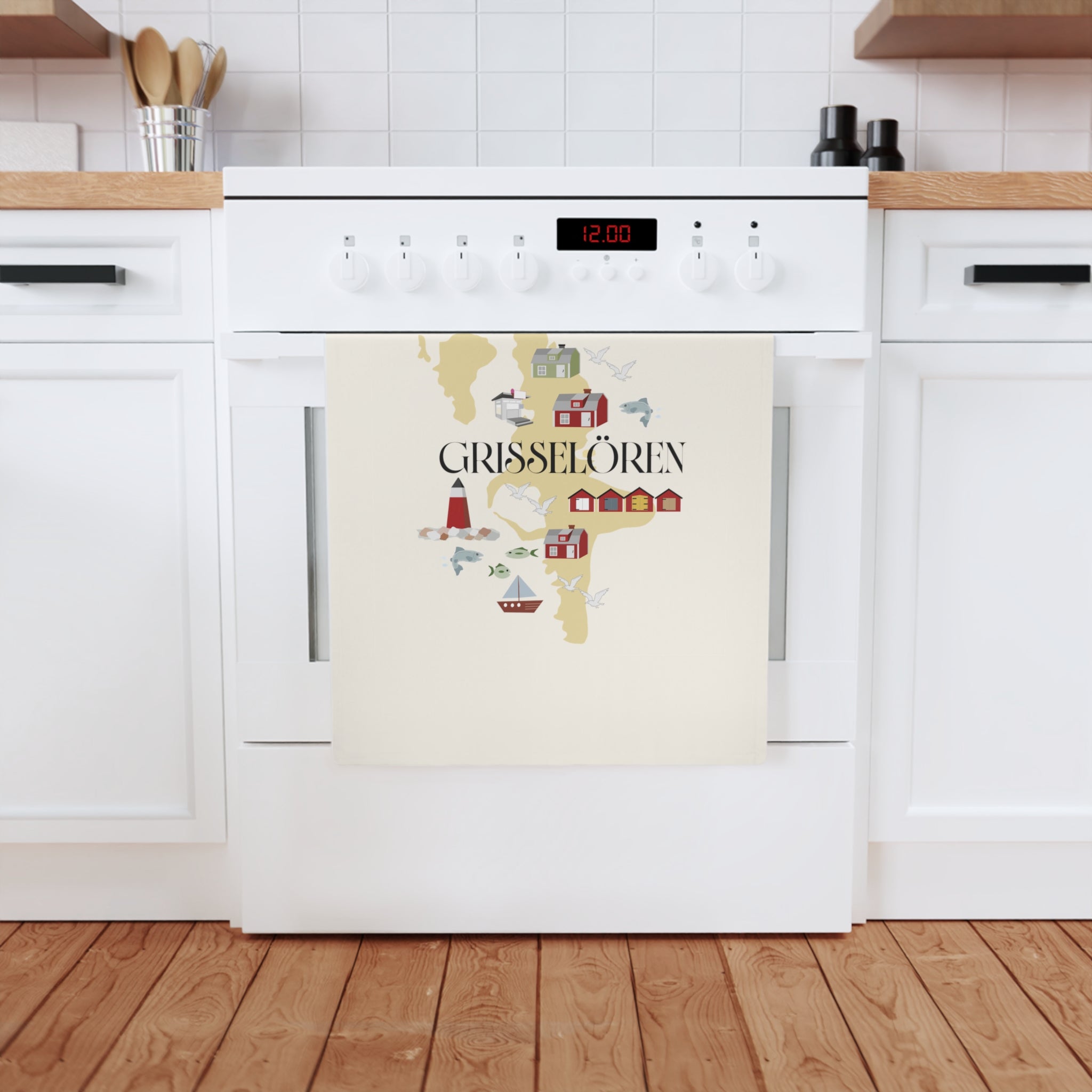 Grisselören kökshandduk