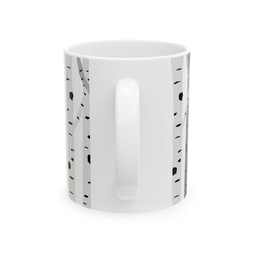 Björkträd Mugg (vit)