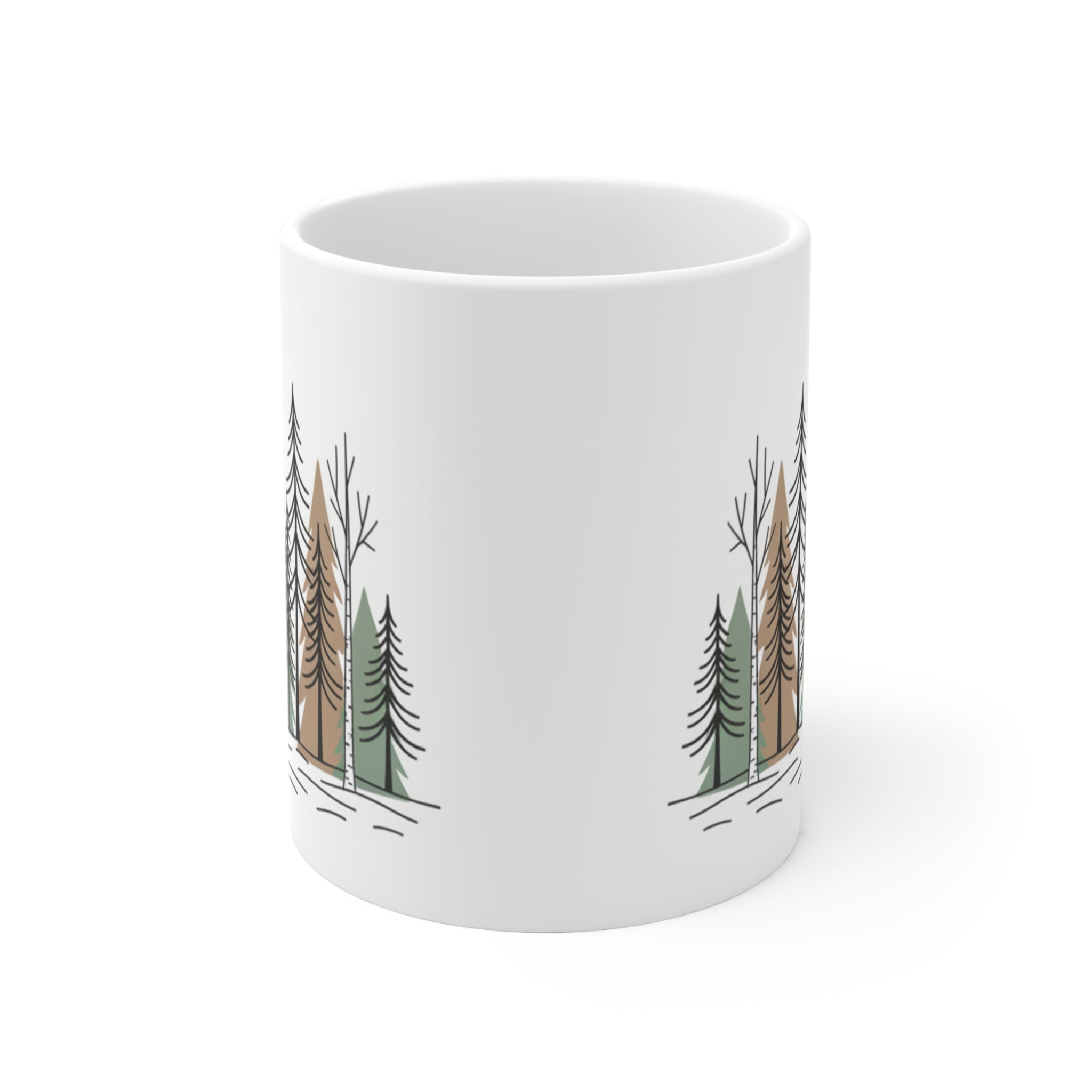 Träd Mugg (vit)