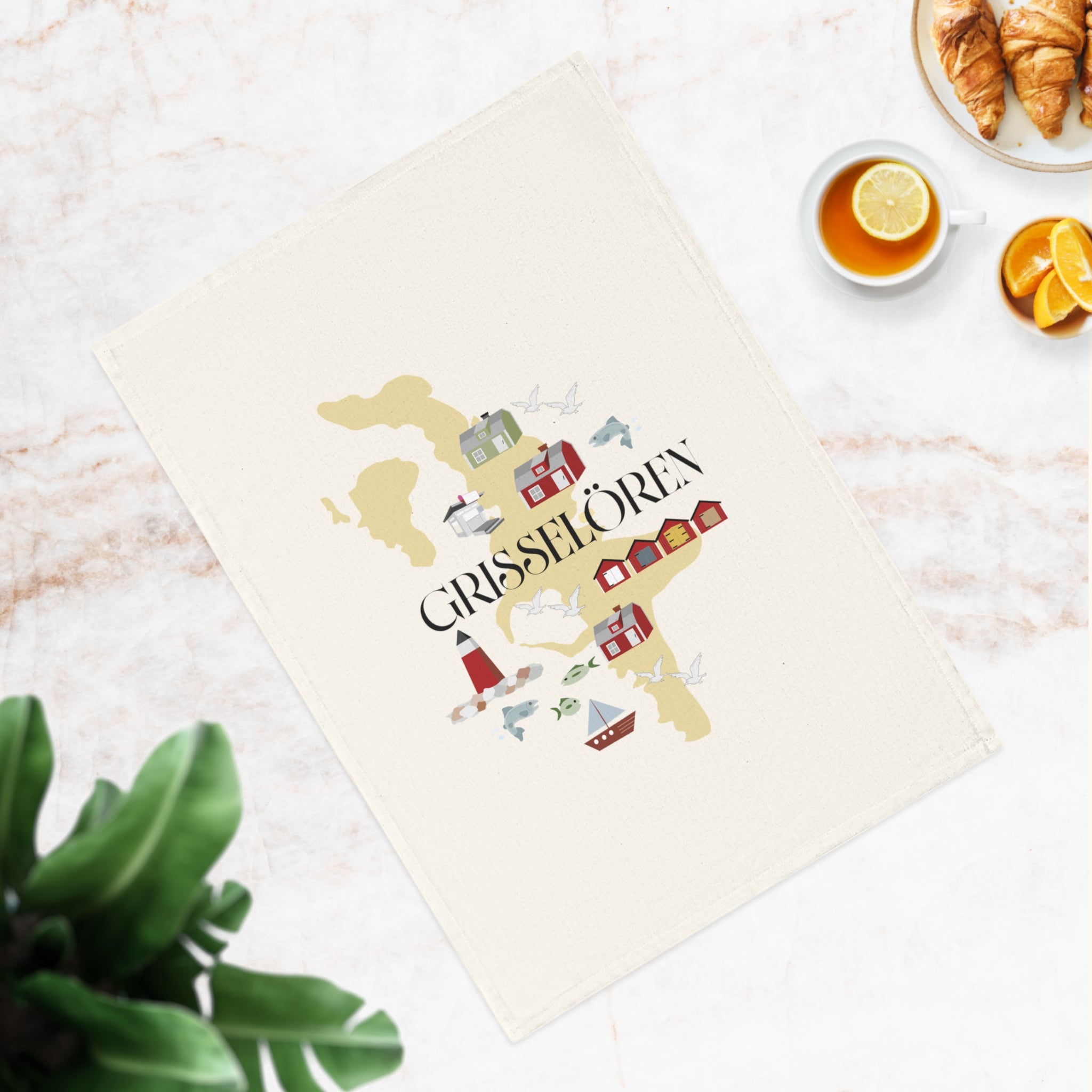 Grisselören kökshandduk